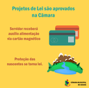 Projetos de Lei enviados pelo executivo são aprovados na Câmara