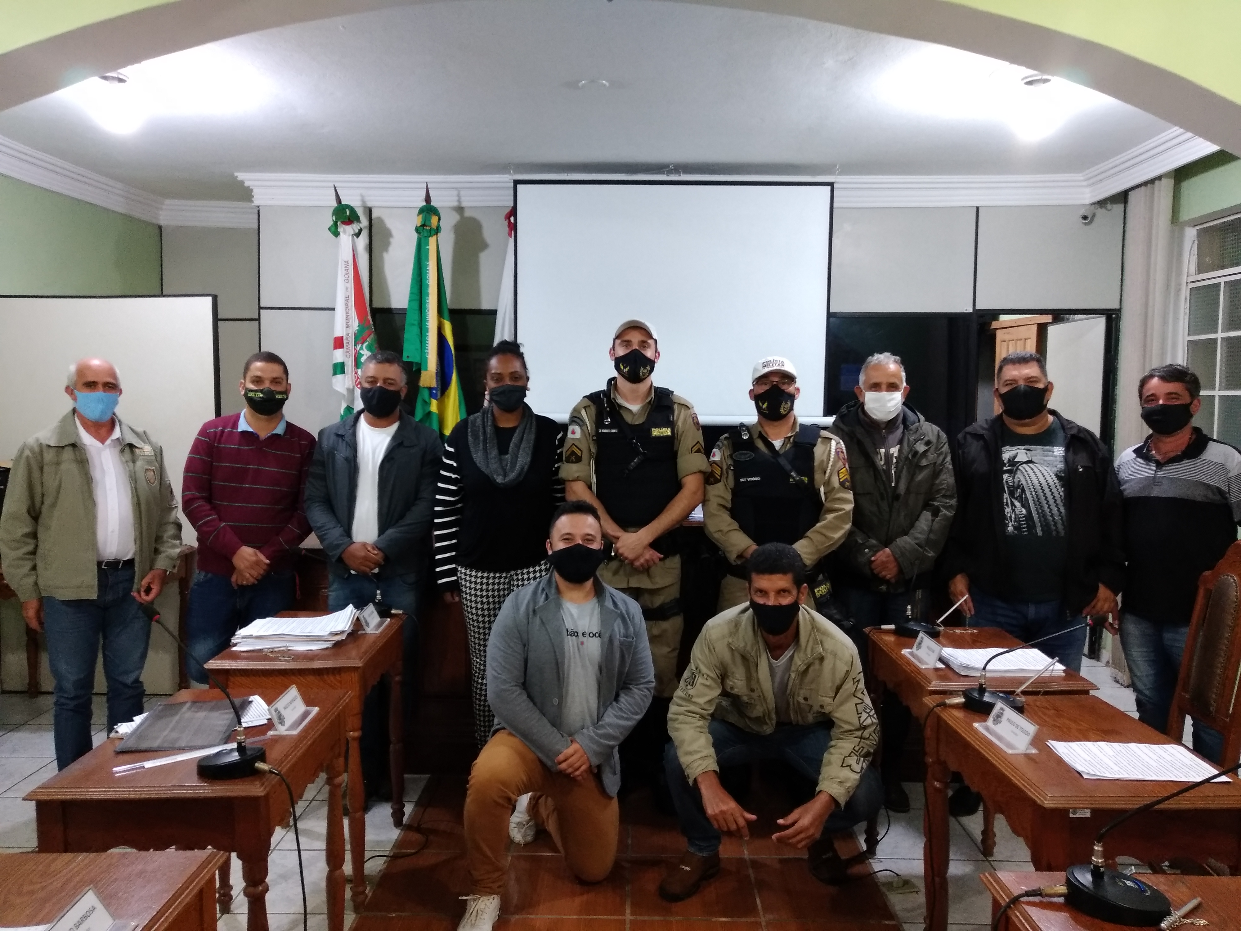 Câmara recebe palestrantes da Polícia Militar Rodoviária