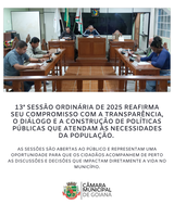13ª SESSÃO ORDINÁRIA DE 2025 DA CÂMARA MUNICIPAL DE GOIANÁ