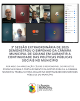 3ª SESSÃO EXTRAORDINÁRIA DE 2025 DA CÂMARA MUNICIPAL DE GOIANÁ