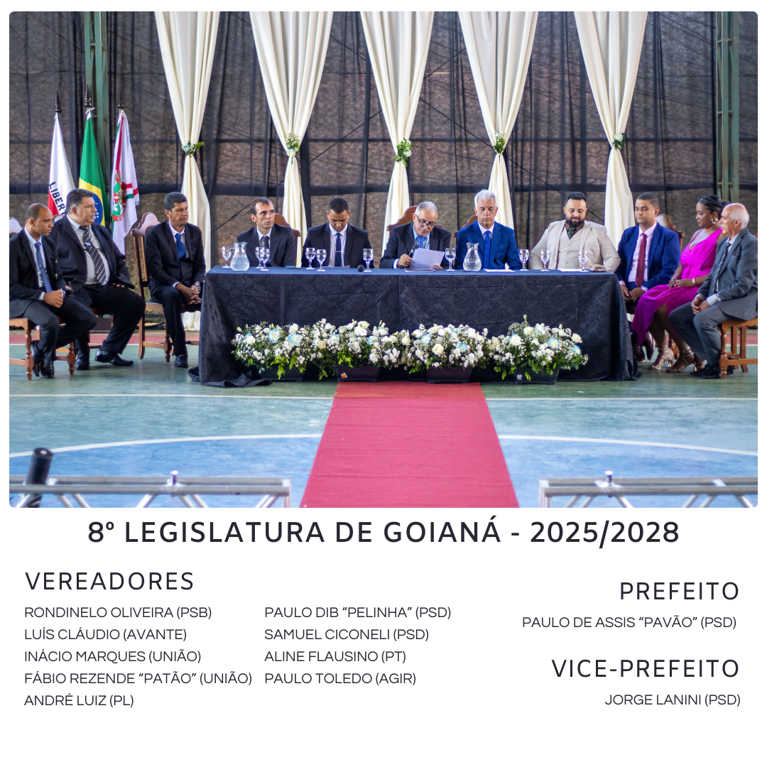 SESSÃO SOLENE DE INSTALAÇÃO DA 8ª LEGISLATURA - 2025/2028 