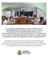 2ª SESSÃO ORDINÁRIA DE 2026 DA CÂMARA MUNICIPAL DE GOIANÁ